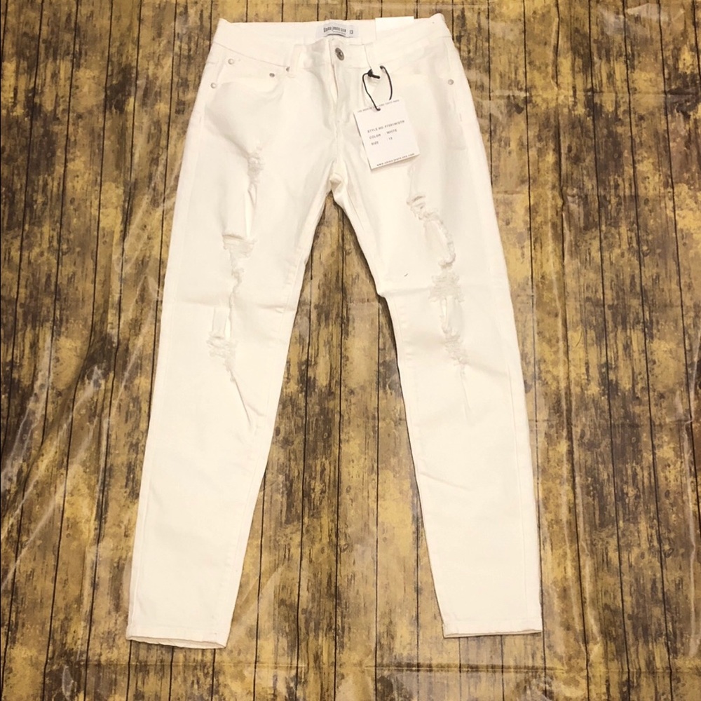 Fashion Nova Nights With You Jeans_White_Size 13